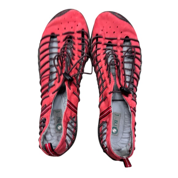 JBU by Jambu Red cord barefoot Water Shoes Slip On Comfort Size 9‎ Speckled - Picture 11 of 11